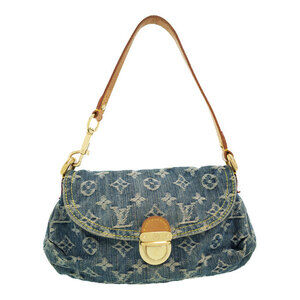 Louis Vuitton Monogram Denim Pleaty Semi Shoulder Bag